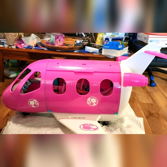 Mattel Toys Barbie Dream Plane Transforming Playset W Reclining
